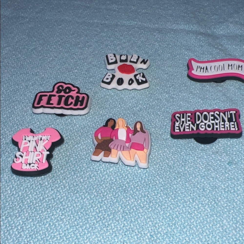 Mean Girls Themed Shoe Charms